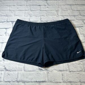 Nike Black Athletic Shorts Moisture-Wicking Relaxed Fit with Pockets. Size Med